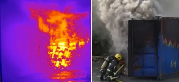Telecamere SWIR fuoco fumo